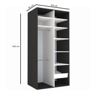 DULAP LEX 100-240-66 C GRI/DECOR K352